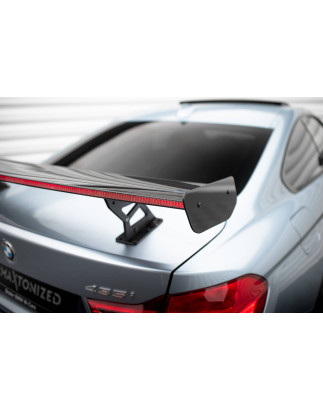 Spoiler in carbonio  + LED BMW 4 F32 / 4 F32 M-Pack Coupe  (Cod. M-CF-BM-4-F32-WING5-INT-245-P+LED)