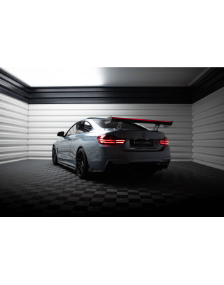 Spoiler in carbonio  + LED BMW 4 F32 / 4 F32 M-Pack Coupe  (Cod. M-CF-BM-4-F32-WING5-INT-245-P+LED)