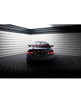 Spoiler in carbonio  + LED BMW 4 F32 / 4 F32 M-Pack Coupe  (Cod. M-CF-BM-4-F32-WING5-INT-245-P+LED)
