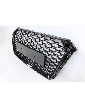 Calandra Anterior Audi A4 Look RS4 B9 2016 Black (Cod. E-TCARS411)
