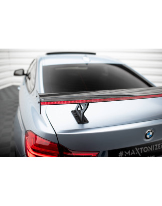 Spoiler in carbonio  + LED BMW 4 F32 / 4 F32 M-Pack Coupe  (Cod. M-CF-BM-4-F32-WING5-INT-245-P+LED)