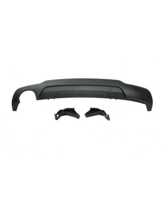 Diffusore Posteriore Mercedes W204 07-13 Look AMG 1 Scarico ABS (Cod. E-TCM0138)