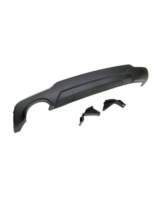Diffusore Posteriore Mercedes W204 07-13 Look AMG 1 Scarico ABS (Cod. E-TCM0138)