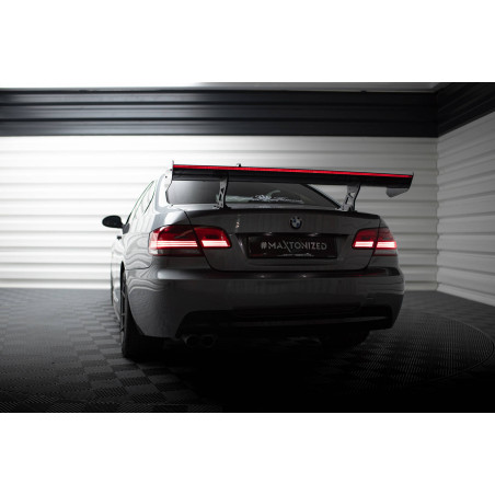 Spoiler in carbonio  + LED BMW 3 / M3 Coupe E92 (Cod. M-CF-BM-3-92-WING5-INT-245-P+LED)