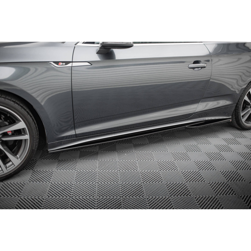 Diffusori minigonne Audi S5 Coupe / A5 S-Line Coupe F5 Facelift (Cod. M-AU-S5-2F-SD2G)