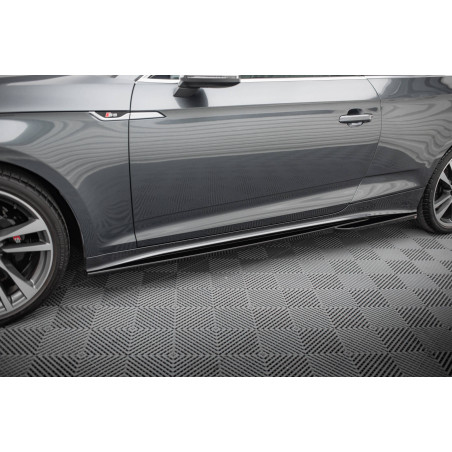 Diffusori minigonne Audi S5 Coupe / A5 S-Line Coupe F5 Facelift (Cod. M-AU-S5-2F-SD2G)