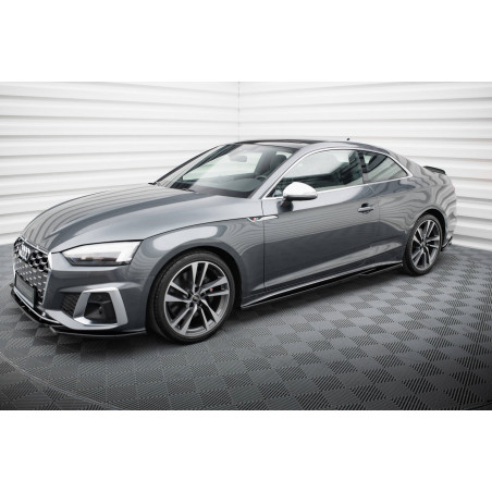 Diffusori minigonne Audi S5 Coupe / A5 S-Line Coupe F5 Facelift (Cod. M-AU-S5-2F-SD2G)