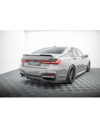 Splitter posteriore (con barre verticali) V.2 BMW 7 M-Pack G11 / G12 Facelift (Cod. M-BM-7-11F-MPACK