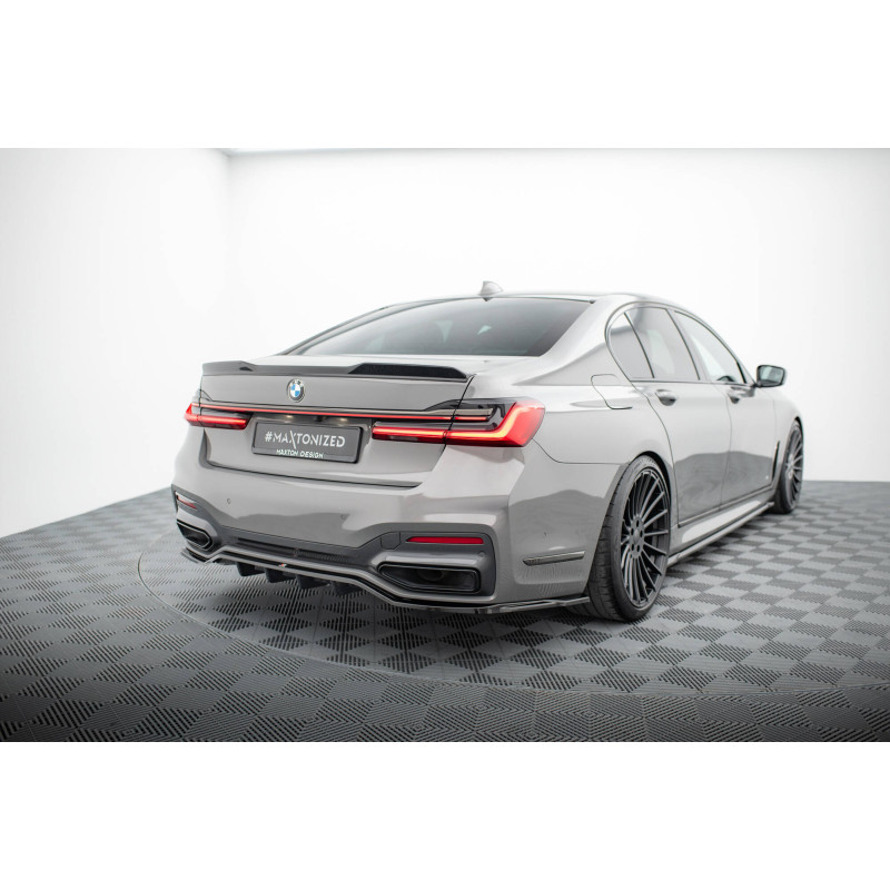 Splitter posteriore (con barre verticali) V.2 BMW 7 M-Pack G11 / G12 Facelift (Cod. M-BM-7-11F-MPACK