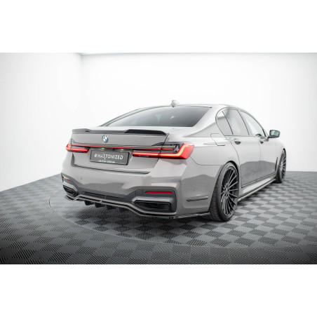 Splitter posteriore (con barre verticali) V.2 BMW 7 M-Pack G11 / G12 Facelift (Cod. M-BM-7-11F-MPACK