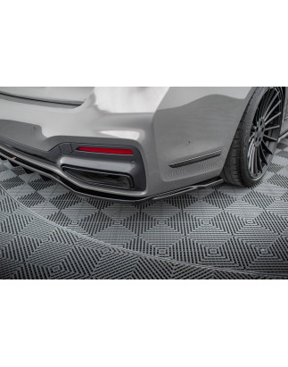 Splitter posteriore (con barre verticali) V.2 BMW 7 M-Pack G11 / G12 Facelift (Cod. M-BM-7-11F-MPACK