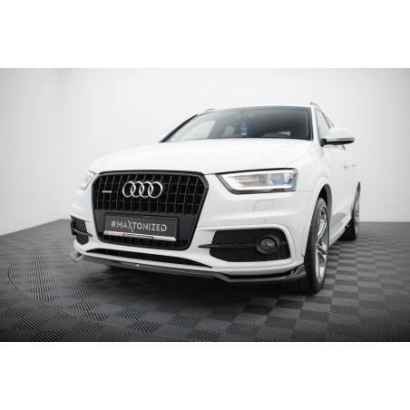 SPLITTER ANTERIORE V.2 Audi Q3 S-line 8U (Cod. M-AU-Q3-1-SLINE-SB-FD2G)