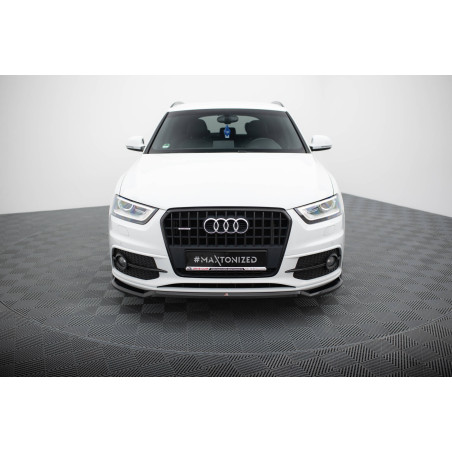 SPLITTER ANTERIORE V.2 Audi Q3 S-line 8U (Cod. M-AU-Q3-1-SLINE-SB-FD2G)