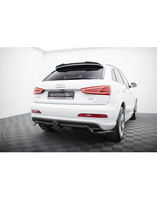 Splitter posteriore (con barre verticali) Audi Q3 S-line 8U (Cod. M-AU-Q3-1-SLINE-SB-RD1G+RD2G)