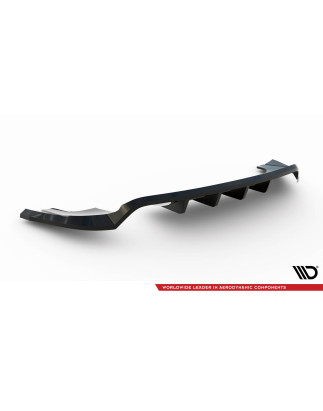 Splitter posteriore (con barre verticali) Audi Q3 S-line 8U (Cod. M-AU-Q3-1-SLINE-SB-RD1G+RD2G)