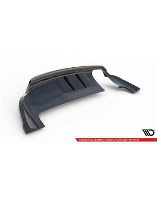 Splitter posteriore (con barre verticali) Audi Q3 S-line 8U (Cod. M-AU-Q3-1-SLINE-SB-RD1G+RD2G)