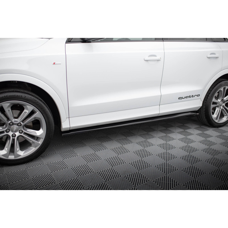 Diffusori minigonne Audi Q3 S-line 8U (Cod. M-AU-Q3-1-SLINE-SB-SD1G)