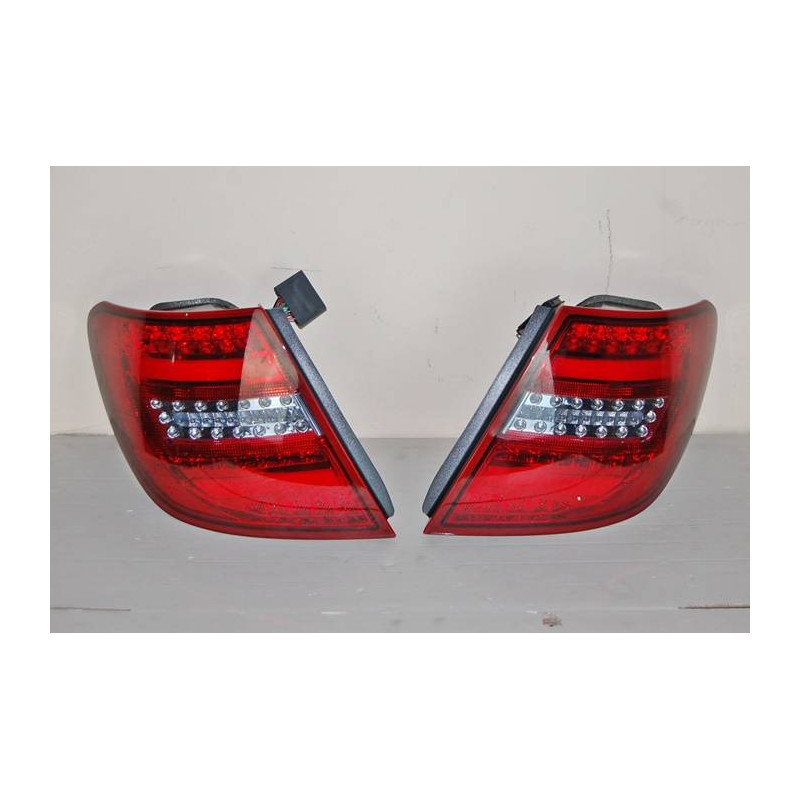Fari Posteriori Cardna Mercedes W204 2011-2014 Led Red Clear (Cod. E-FAME065)