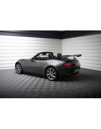 Spoiler in carbonio con supporto superiore + LED Mazda MX-5 ND (Mk4) (Cod. M-CF-MA-MX5-4-WING5-UPP-2