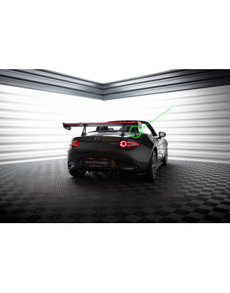 Spoiler in carbonio con supporto superiore + LED Mazda MX-5 ND (Mk4) (Cod. M-CF-MA-MX5-4-WING5-UPP-2