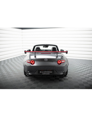 Spoiler in carbonio con supporto superiore + LED Mazda MX-5 ND (Mk4) (Cod. M-CF-MA-MX5-4-WING5-UPP-2