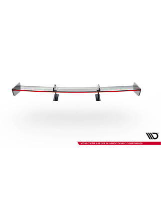 Spoiler in carbonio con supporto superiore + LED Mazda MX-5 ND (Mk4) (Cod. M-CF-MA-MX5-4-WING5-UPP-2