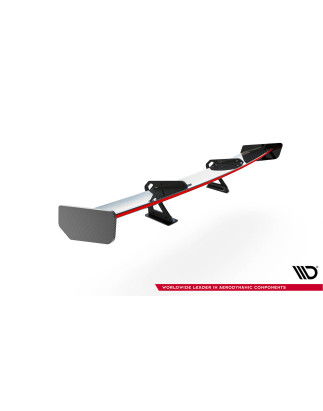 Spoiler in carbonio con supporto superiore + LED Mazda MX-5 ND (Mk4) (Cod. M-CF-MA-MX5-4-WING5-UPP-2