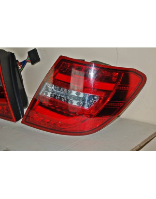 Fari Posteriori Cardna Mercedes W204 2011-2014 Led Red Clear (Cod. E-FAME065)