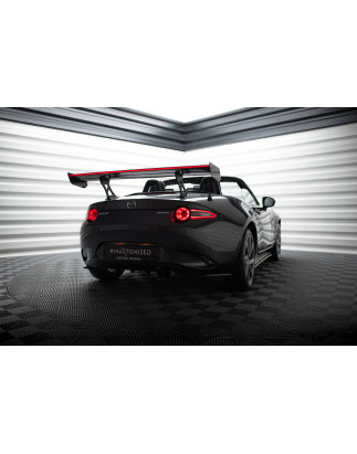 Carbon Spoiler JDM Style + LED Mazda MX-5 ND (Mk4) (Cod. M-CF-MA-MX5-4-WING5-JDM-245-P+LED)