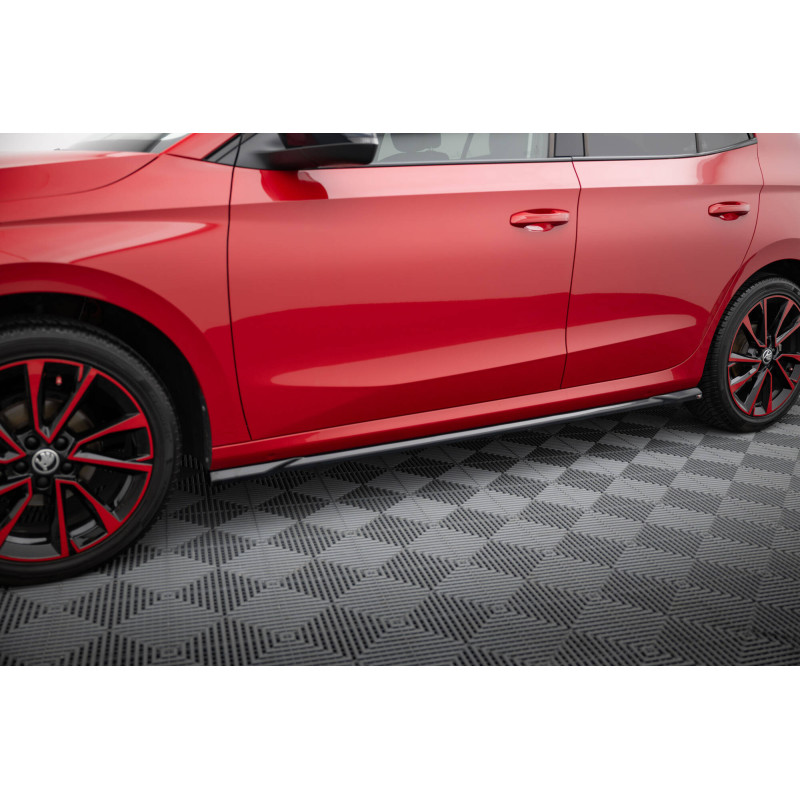 Diffusori minigonne Skoda Fabia Mk4 (Cod. M-SK-FA-4-SD1G)