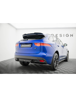 Splitter posteriore (con barre verticali) Jaguar F-Pace R-Sport X761 (Cod. M-JA-FP-1-RSPORT-RD1G+RD2