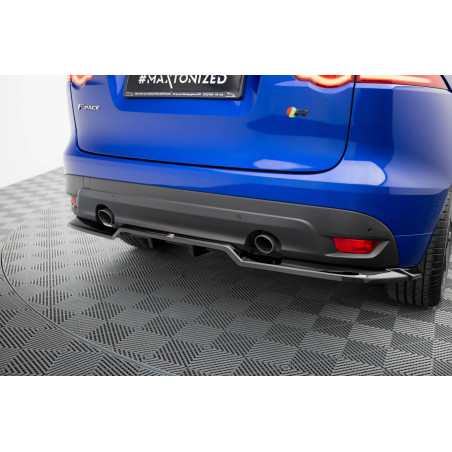 Splitter posteriore (con barre verticali) Jaguar F-Pace R-Sport X761 (Cod. M-JA-FP-1-RSPORT-RD1G+RD2