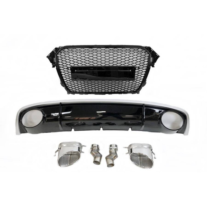 Kit Estetico Audi A4 B8 4P / Avant 12-15 Look RS4 (Cod. E-TCARS420219)