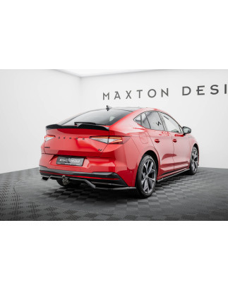 Splitter posteriore (con barre verticali) Skoda Enyaq Coupe iV RS  (Cod. M-SK-EN-1-RS-C-RD1G+RD2G)