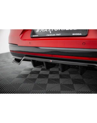 Splitter posteriore (con barre verticali) Skoda Enyaq Coupe iV RS  (Cod. M-SK-EN-1-RS-C-RD1G+RD2G)