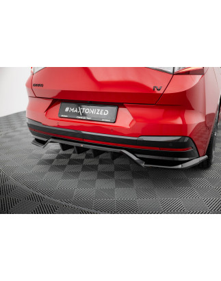 Splitter posteriore (con barre verticali) Skoda Enyaq Coupe iV RS  (Cod. M-SK-EN-1-RS-C-RD1G+RD2G)