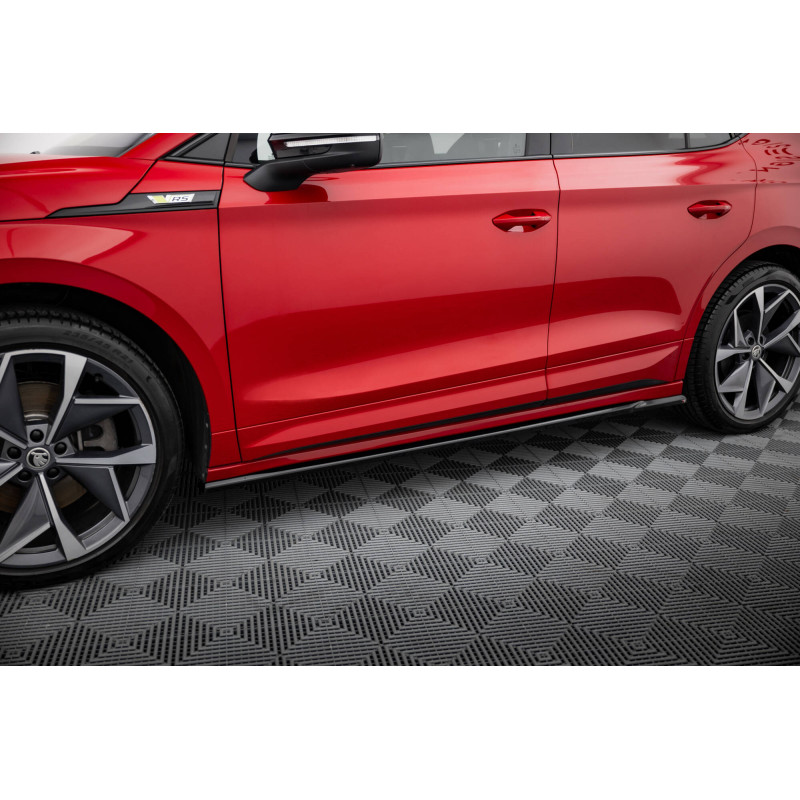 Diffusori minigonne Skoda Enyaq Coupe iV RS  (Cod. M-SK-EN-1-RS-C-SD1G)