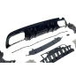 Diffusore Posteriore Mercedes W205 2019 4P / SW Look C63 Black (Cod. E-TCM0442)