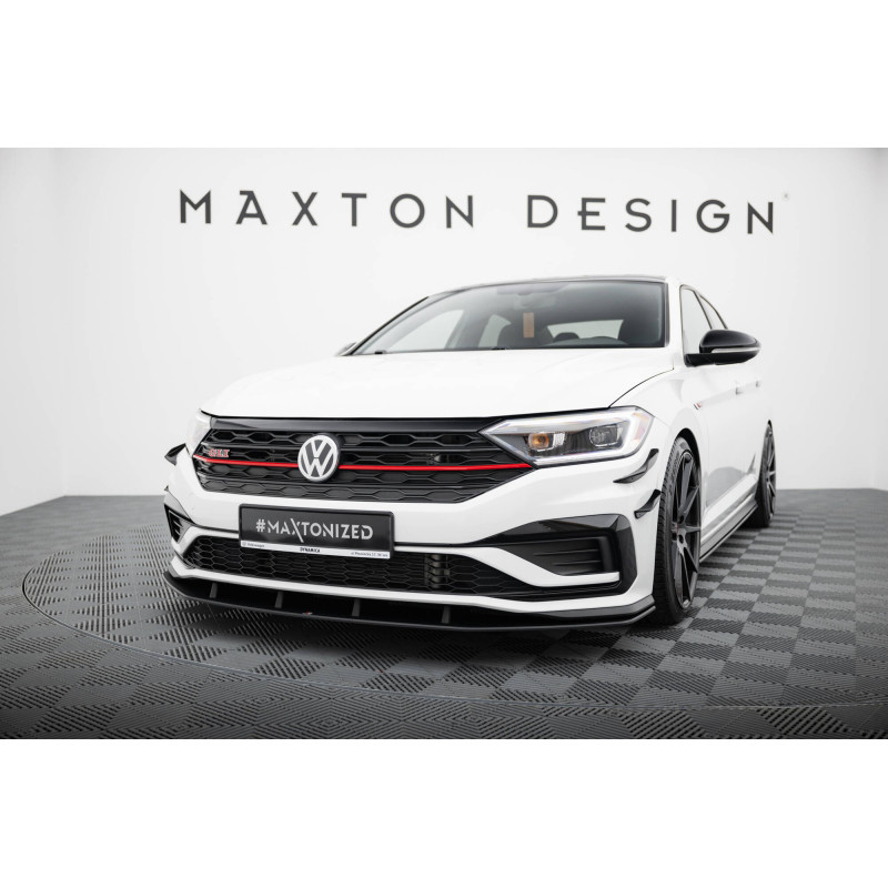SPLITTER ANTERIORE street pro Volkswagen Jetta GLI Mk7 (Cod. M-VWJE7GLICNC-FD1B)