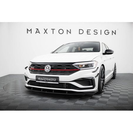 SPLITTER ANTERIORE street pro Volkswagen Jetta GLI Mk7 (Cod. M-VWJE7GLICNC-FD1B)