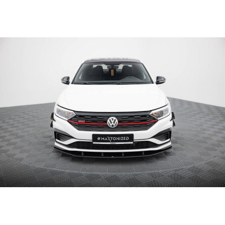 SPLITTER ANTERIORE street pro Volkswagen Jetta GLI Mk7 (Cod. M-VWJE7GLICNC-FD1B)