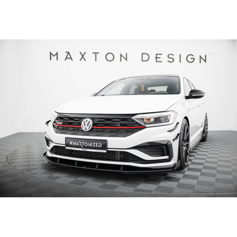 SPLITTER ANTERIORE street pro + Flaps Volkswagen Jetta GLI Mk7 (Cod. M-VWJE7GLICNC-FD1B+FSF1G) SPLITTER ANTERIORE street pro + Flaps Volkswagen Jetta GLI Mk7 (Cod. M-VWJE7GLICNC-FD1B+FSF1G)