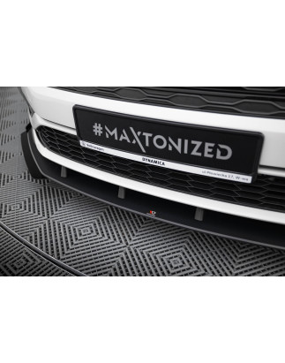 SPLITTER ANTERIORE street pro + Flaps Volkswagen Jetta GLI Mk7 (Cod. M-VWJE7GLICNC-FD1B+FSF1G)