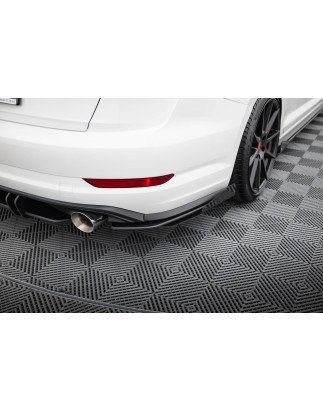 Splitters posteriori laterali Street Pro + Flaps Volkswagen Jetta GLI Mk7 (Cod. M-VWJE7GLICNC-RSD1B+