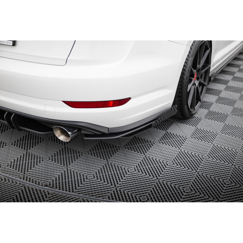 Splitters posteriori laterali Street Pro + Flaps Volkswagen Jetta GLI Mk7 (Cod. M-VWJE7GLICNC-RSD1B+