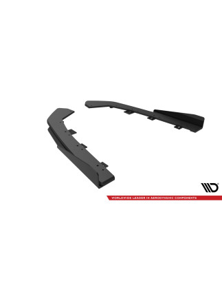 Splitters posteriori laterali Street Pro + Flaps Volkswagen Jetta GLI Mk7 (Cod. M-VWJE7GLICNC-RSD1B+