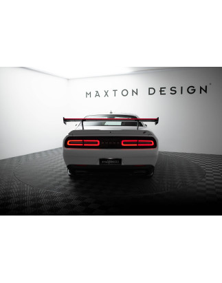 Carbon Spoiler + LED Dodge Challenger Mk3 (Cod. M-CF-DO-CHL-3-INT-WING5-245-P+LED)