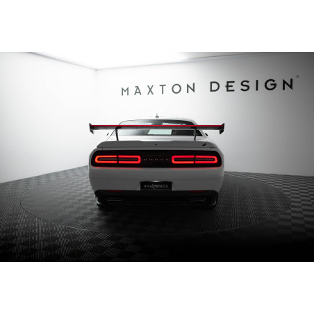 Carbon Spoiler + LED Dodge Challenger Mk3 (Cod. M-CF-DO-CHL-3-INT-WING5-245-P+LED)