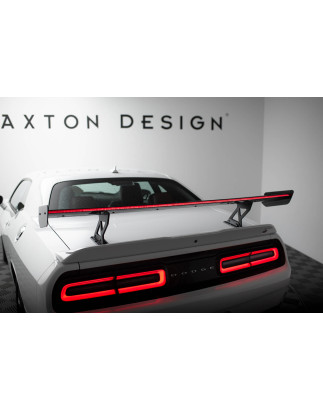Carbon Spoiler + LED Dodge Challenger Mk3 (Cod. M-CF-DO-CHL-3-INT-WING5-245-P+LED)