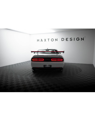 Carbon Spoiler + LED Dodge Challenger Mk3 (Cod. M-CF-DO-CHL-3-INT-WING5-245-P+LED)
